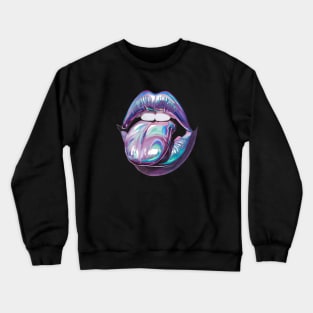 Tongue Out Crewneck Sweatshirt